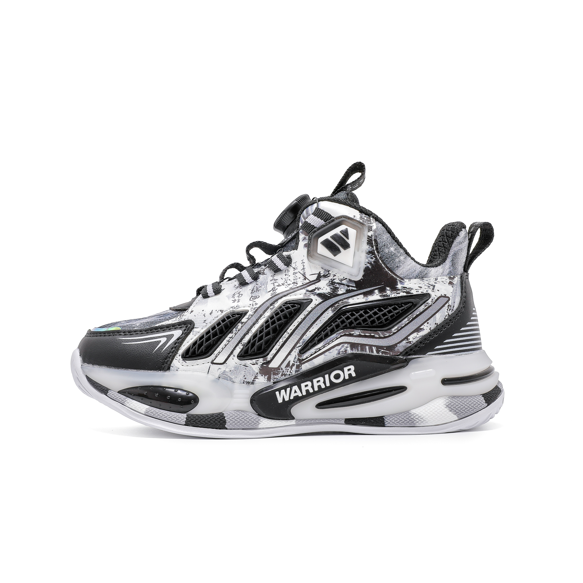 

Баскетбольные кроссовки Warrior Mid-Top для детей, белый/фиолетовый