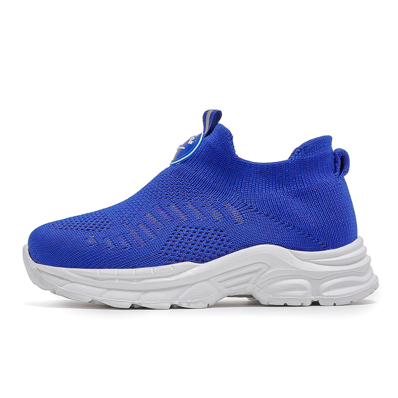 

Дышащие легкие низкие детские беговые кроссовки Warrior Blue Kids