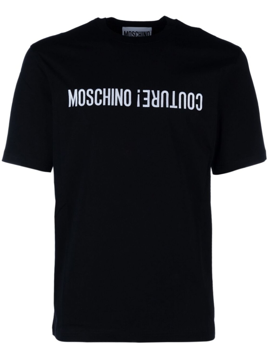 

Футболка с логотипом Moschino, черный