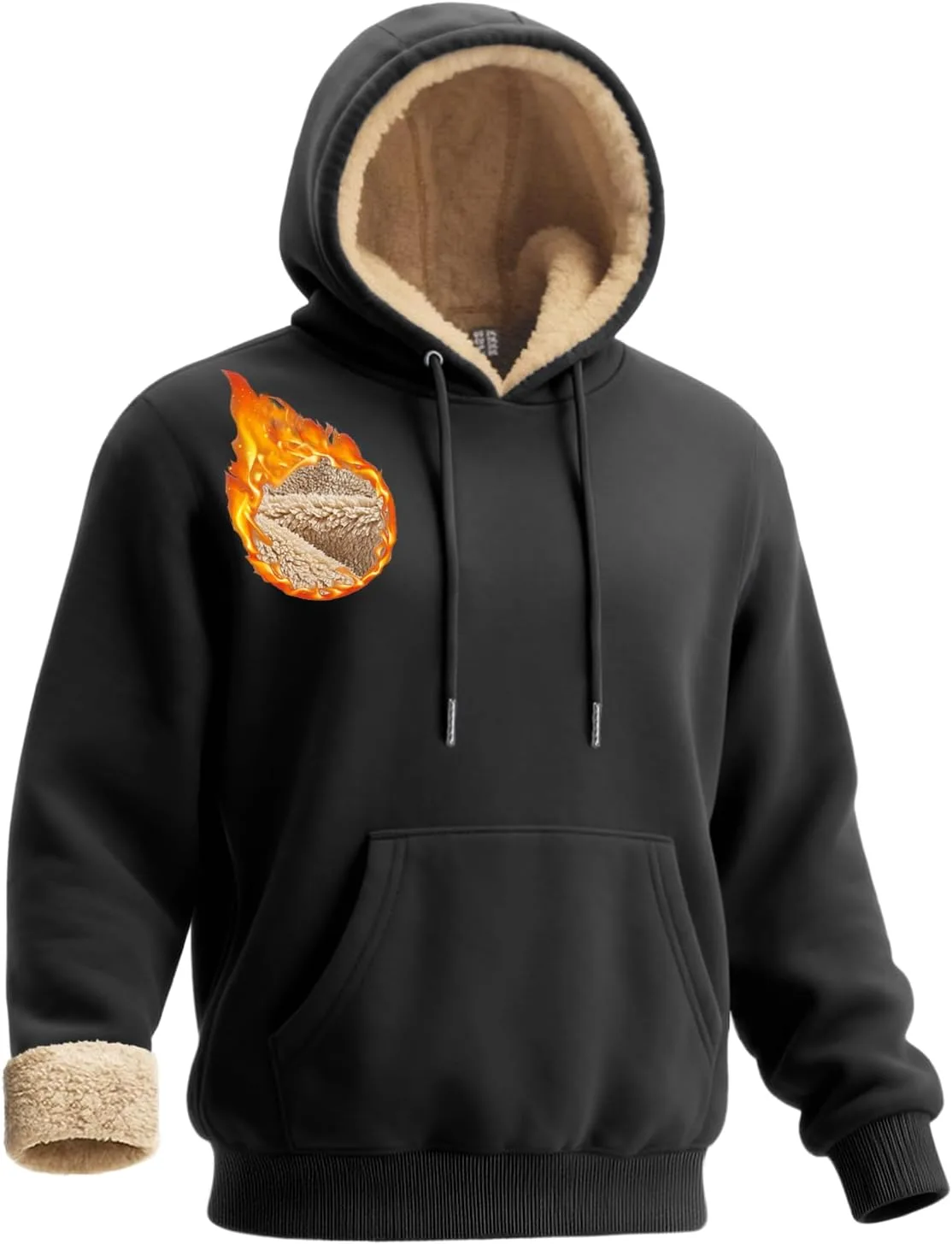 

Толстовка Boladeci с подкладкой из шерпы, утепленная флисом для холодной погоды