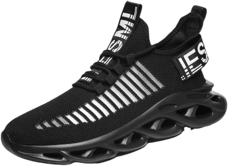 

Мужские кроссовки Clolinde большого размера с сетчатым верхом, дышащие и вязаные - удобные, модные спортивные кроссовки для активных мужчин с увеличенными размерами, черный