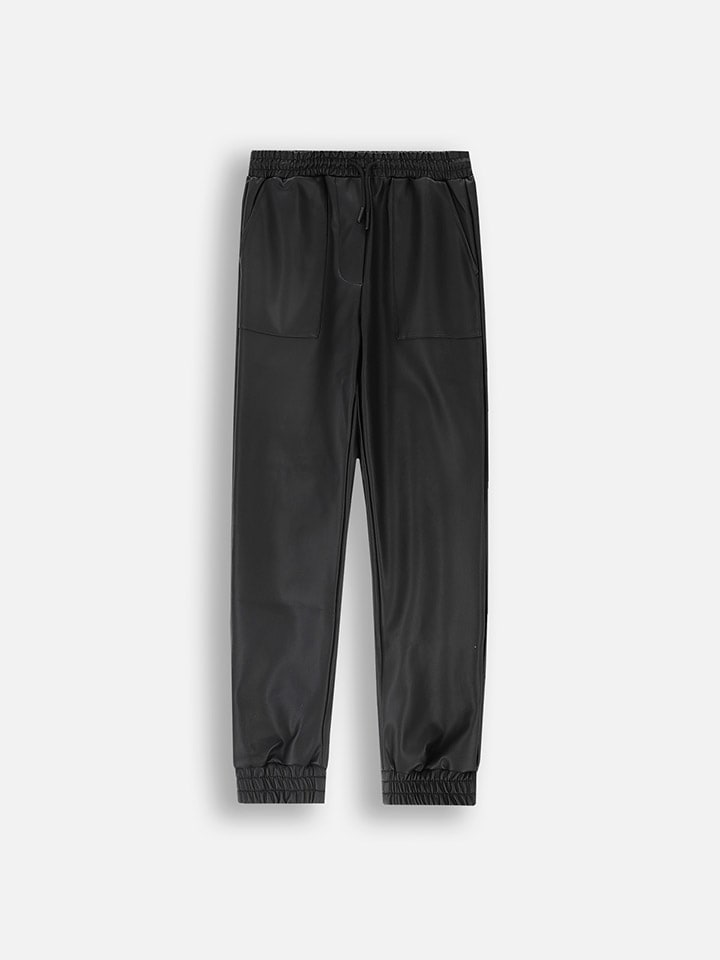 

Coccodrillo Черные брюки из искусственной кожи