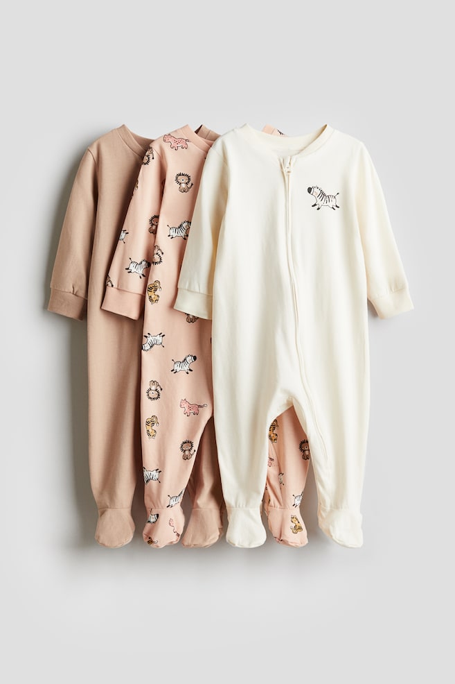 

Упаковка из 3 пижам на молнии H&M, мультиколор