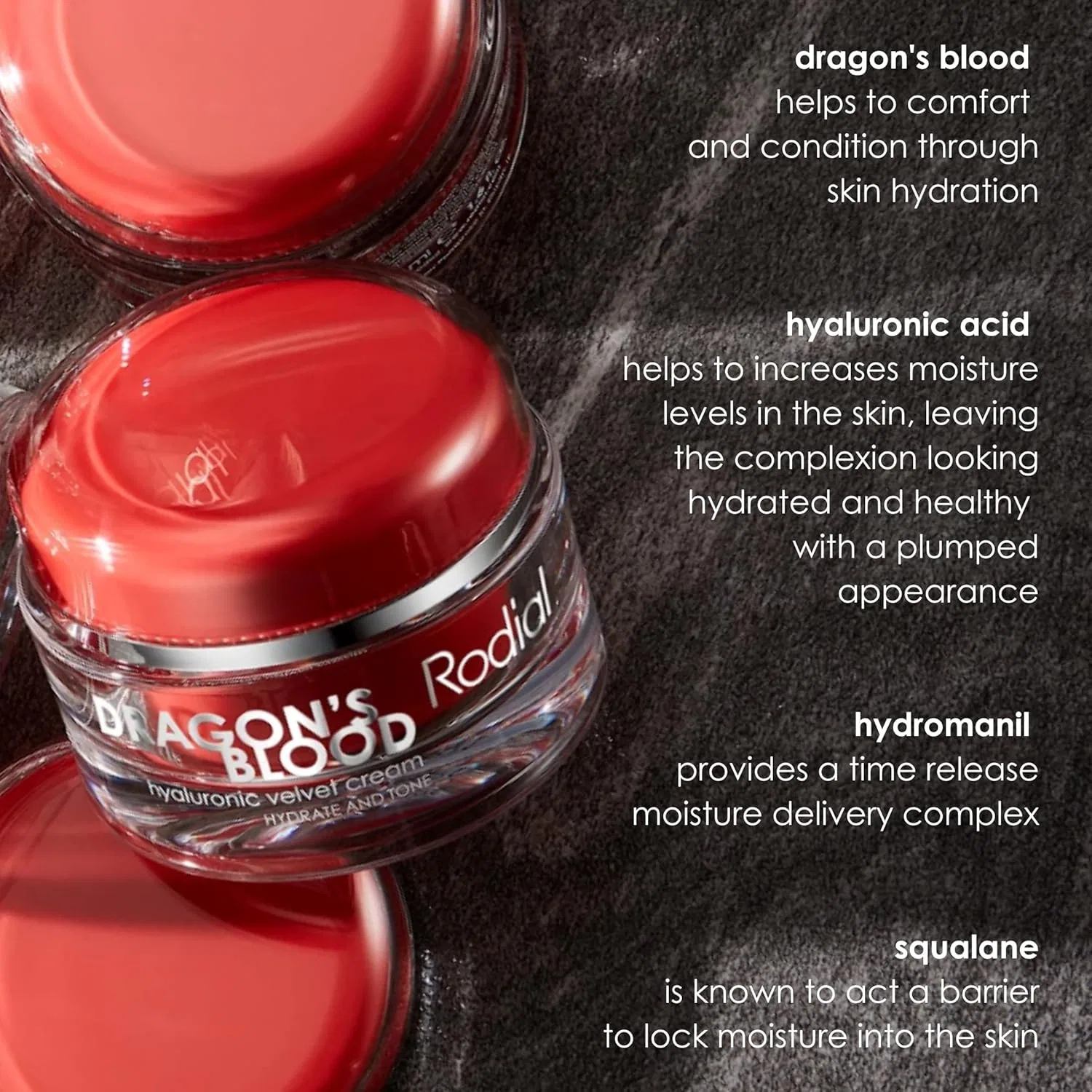 Интенсивный увлажняющий крем Rodial Dragons Blood Velvet Cream 50 мл Rodial — фото 3