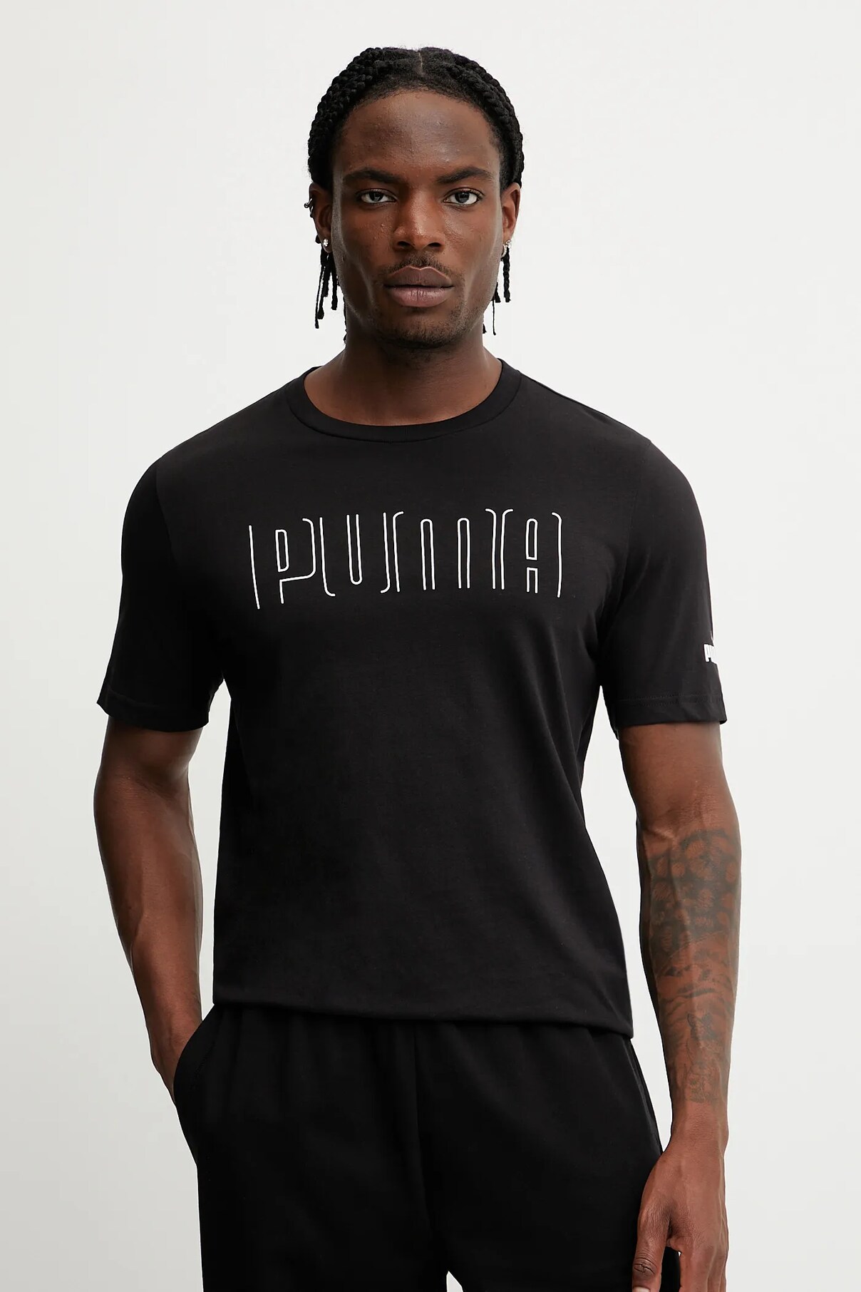 

Футболка из хлопка Puma, черный