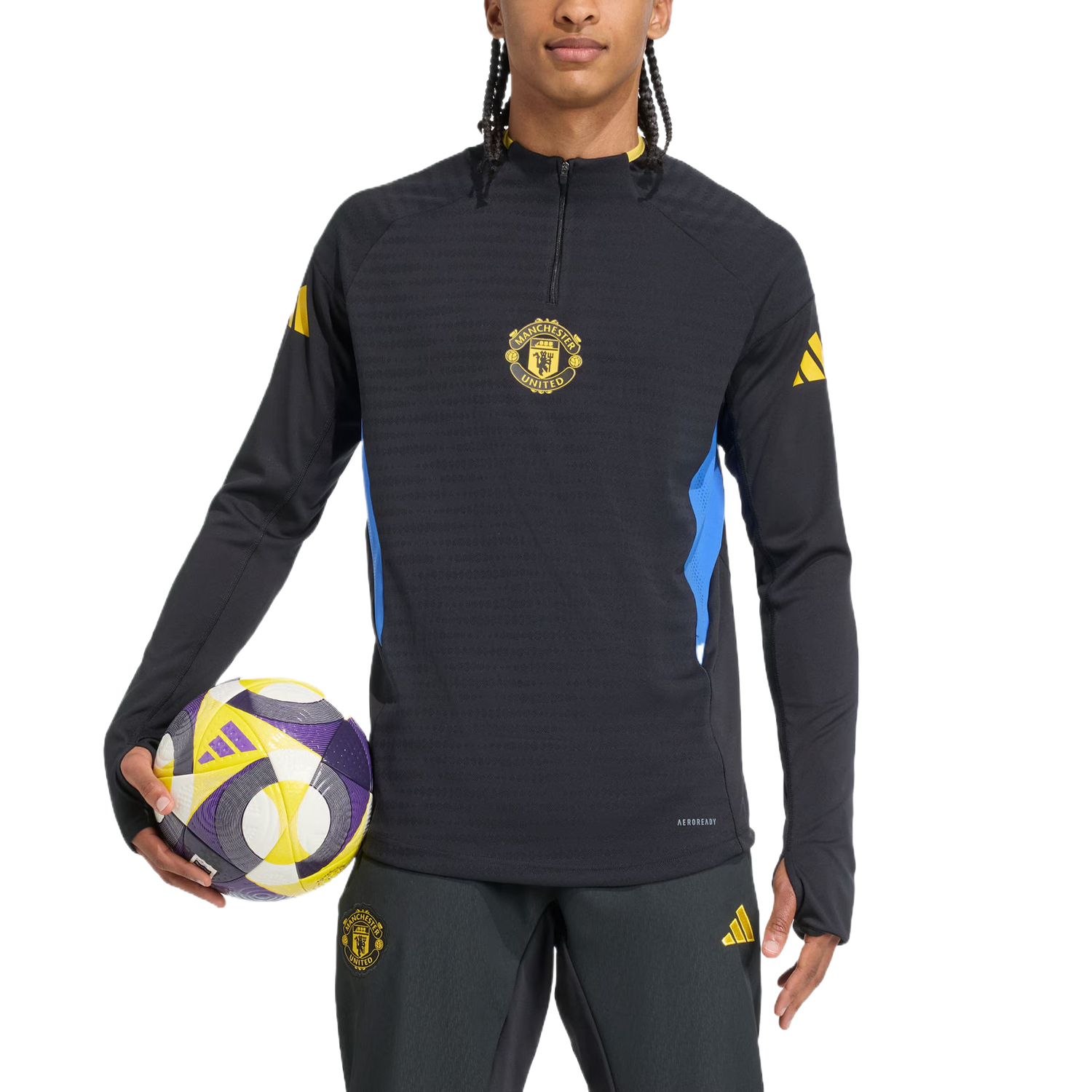 Футболка Manchester United мужская Adidas, черный — фото 3