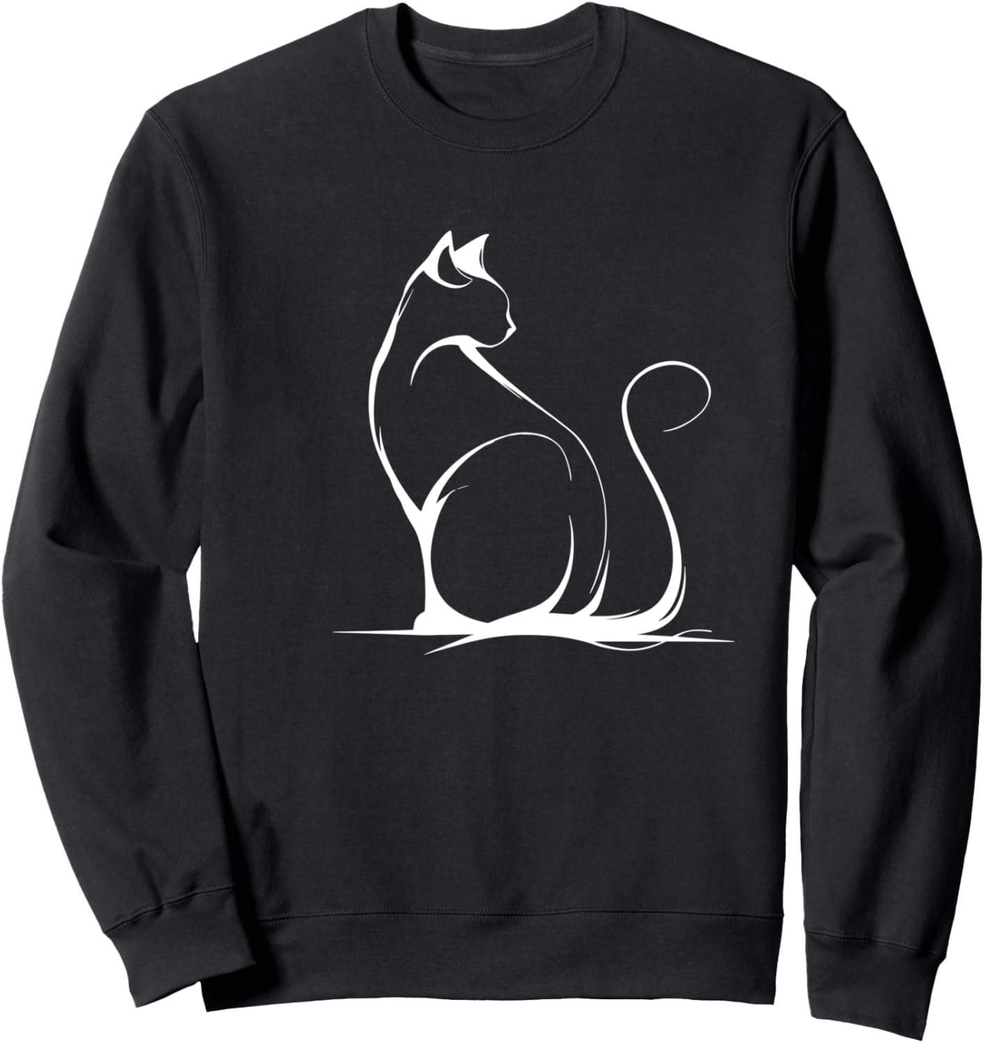 

Толстовка с рисунком кошки Cat T-Shirt And Gift, черный