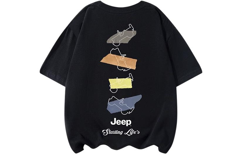 Футболка для начальной школы Jeep, черная — фото 3
