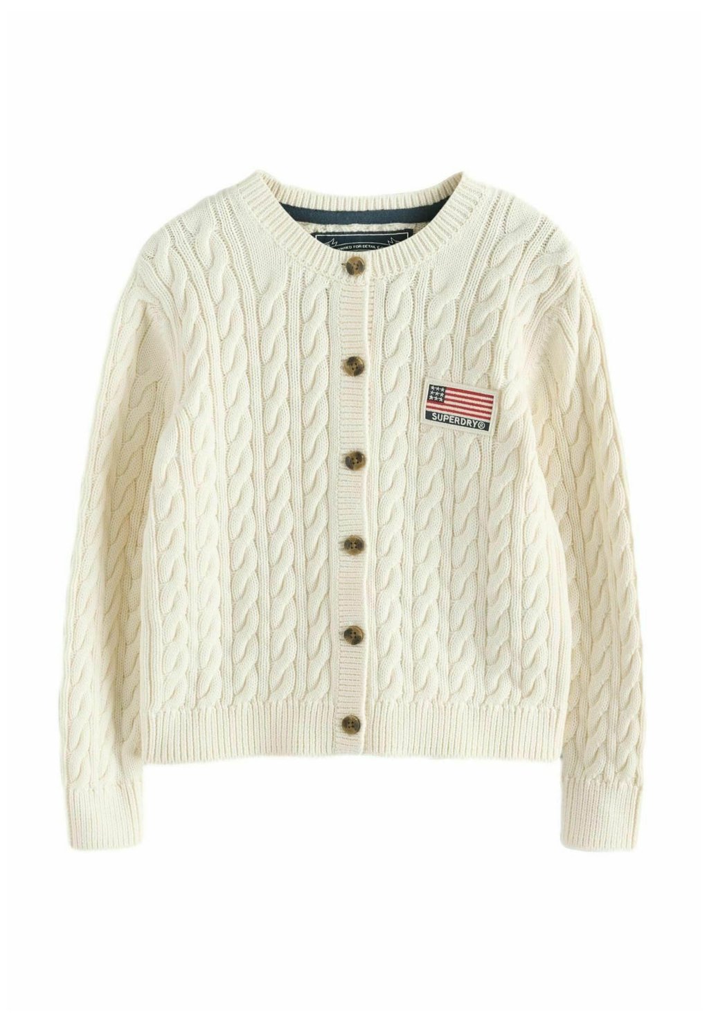 

Кардиган REGULAR FIT Superdry, белый