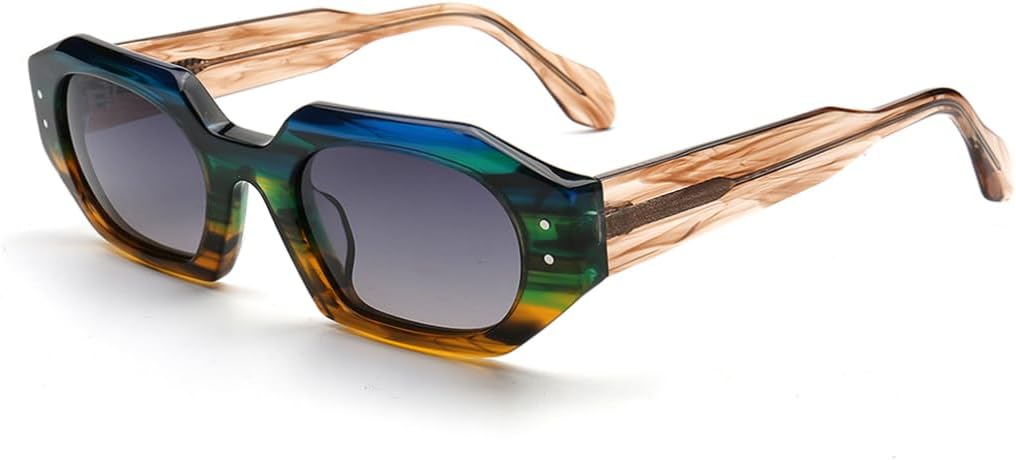 

Модные женские солнцезащитные очки с поляризацией, мужские солнцезащитные очки с защитой от УФ-излучения UV400, оправа для вождения, зеленый и черный, стильный цвет SZVVBKK, 4