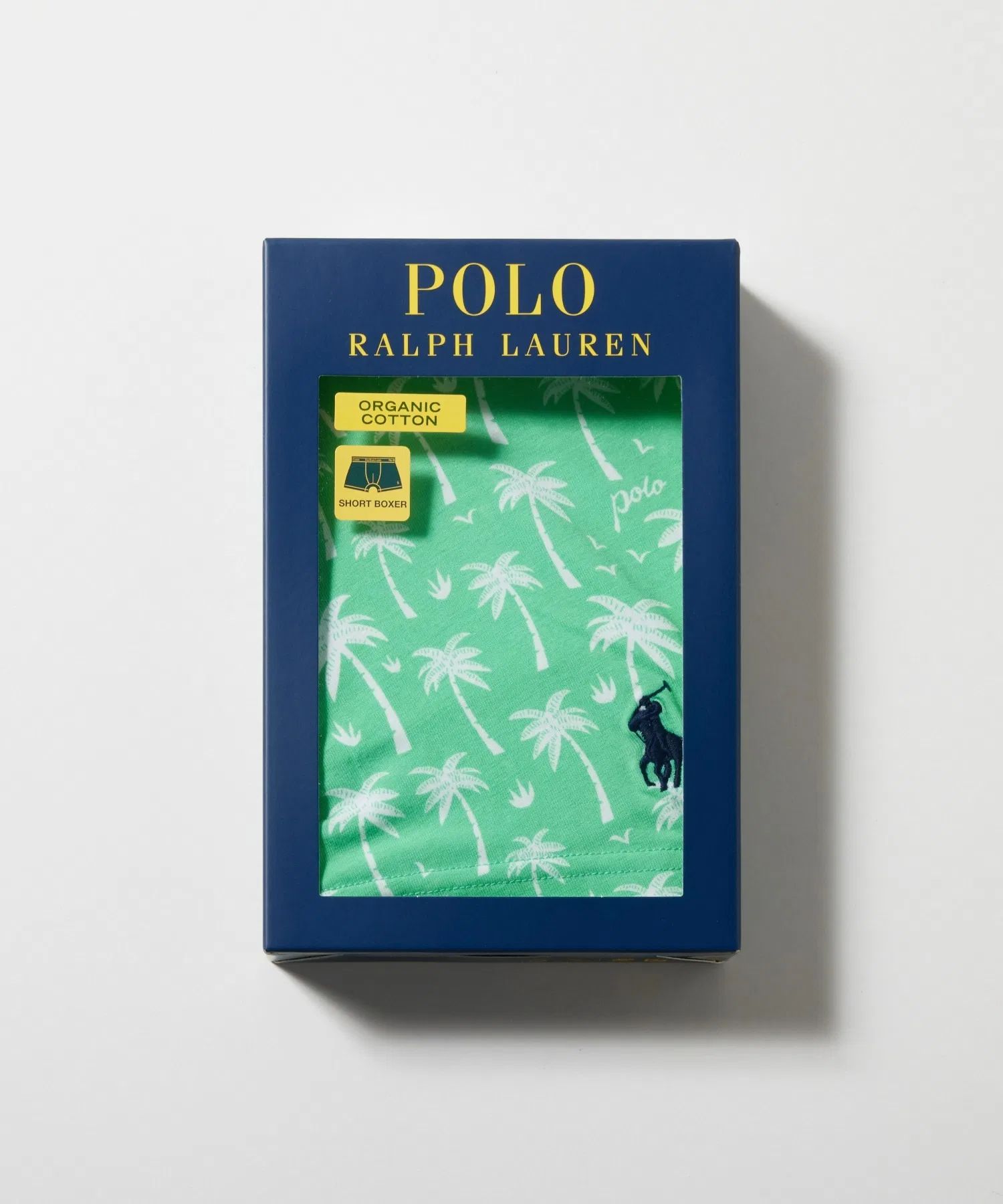 【POLO RALPH LAUREN】Летние короткие боксерские трусы с принтом — фото 4