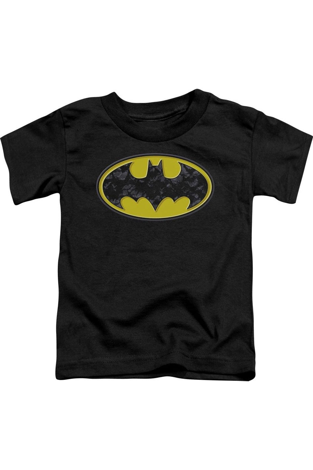 

Футболка с коротким рукавом для малышей с логотипом Batman и летучими мышами Gildan, черный