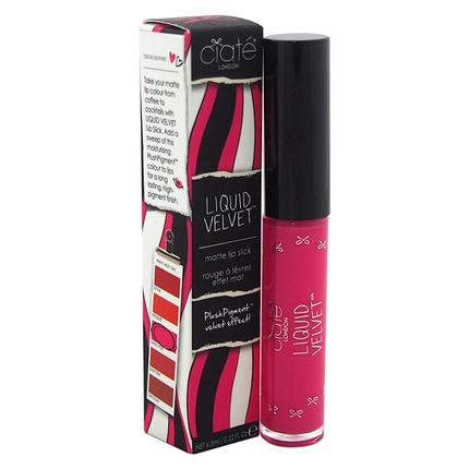 

Жидкая матовая помада Ciate London Liquid Velvet Matte для женщин, оттенок Sass Pot Electric Pink, 0,22 унции Ciaté London
