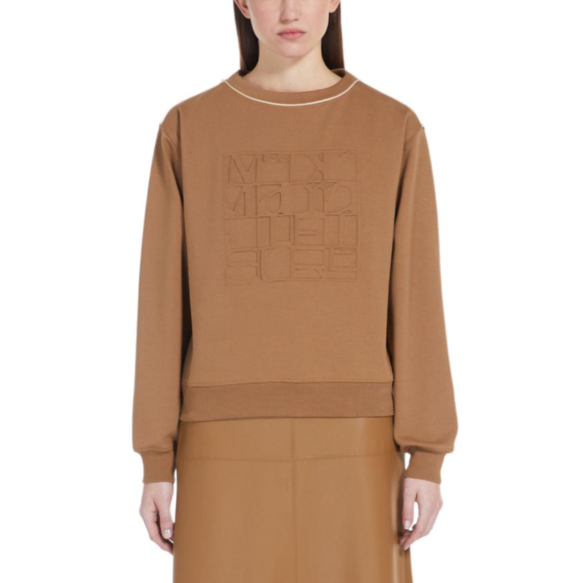 

Женская толстовка FW24 цвета умбры MaxMara, Umber