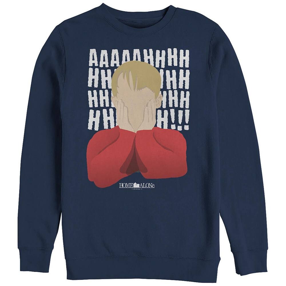 

Флис с рисунком «Крик Кевина» Big & Tall Home Alone Licensed Character, темно-синий