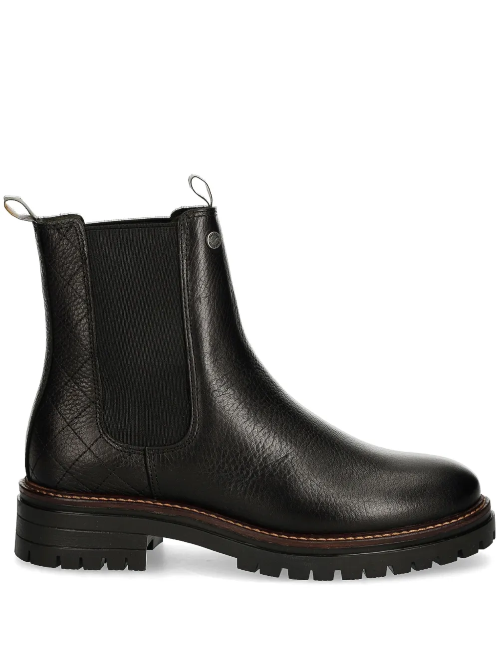 Женские ботинки челси Barbour Evie кожаные стеганые, черный