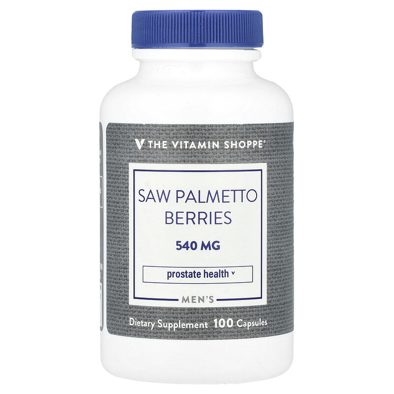 

The Vitamin Shoppe, Мужские ягоды серенои, 540 мг, 100 капсул