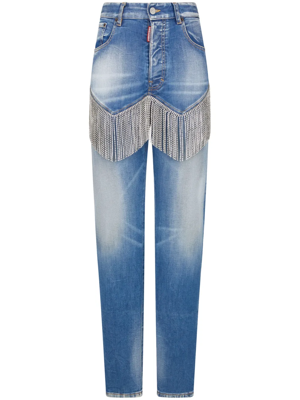 

Джинсы со стразами DSQUARED2, синий