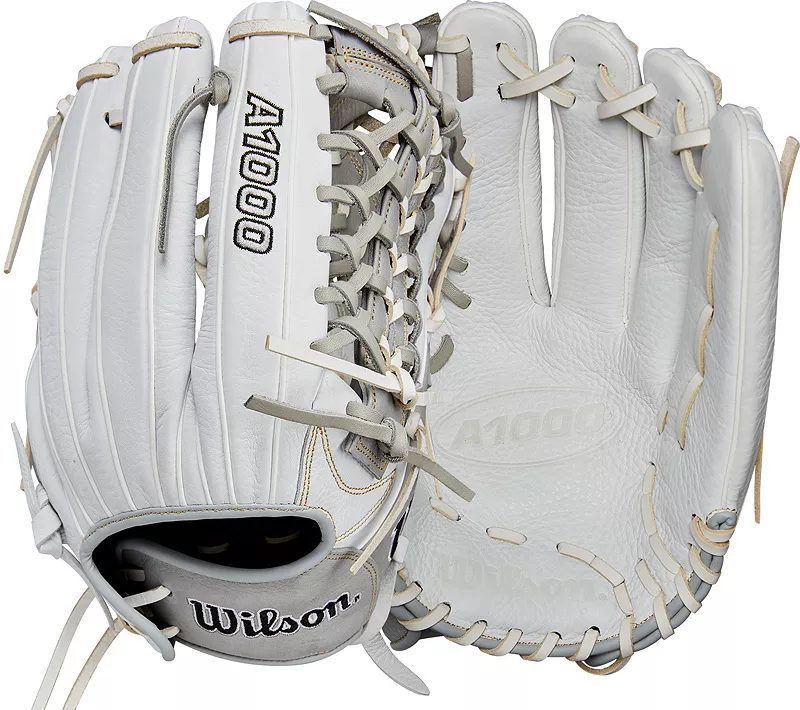 

Перчатки Fastpitch Wilson 12,5 дюйма T125 A1000 Series, белый/серый