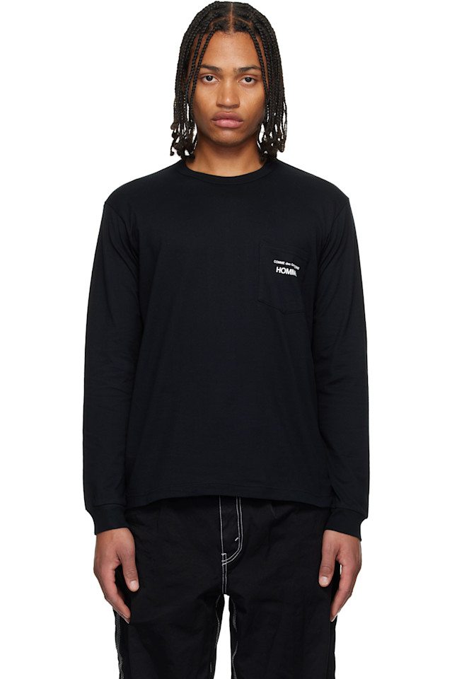 

Comme Des Garçons Homme Футболка из хлопкового трикотажа с принтом