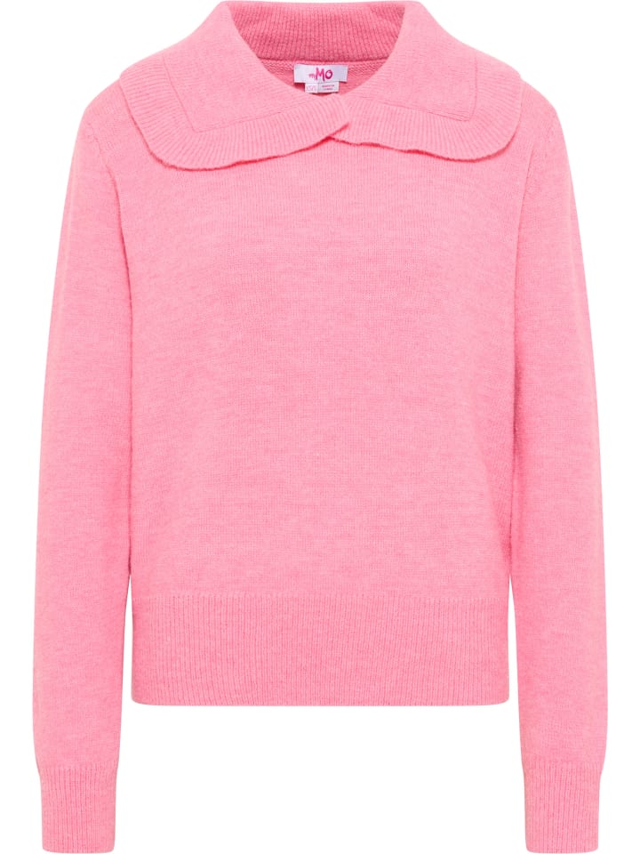 

Женский вязаный свитер розового цвета myMo