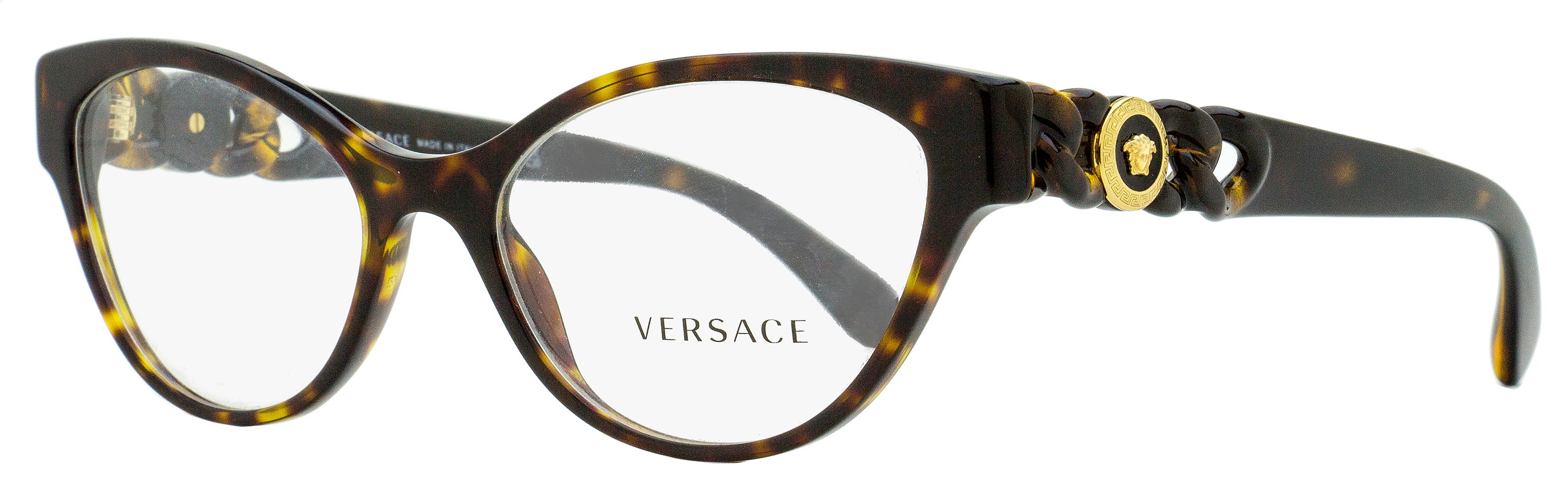 

Женские очки кошачий глаз Versace VE3305 108 Havana 55 мм