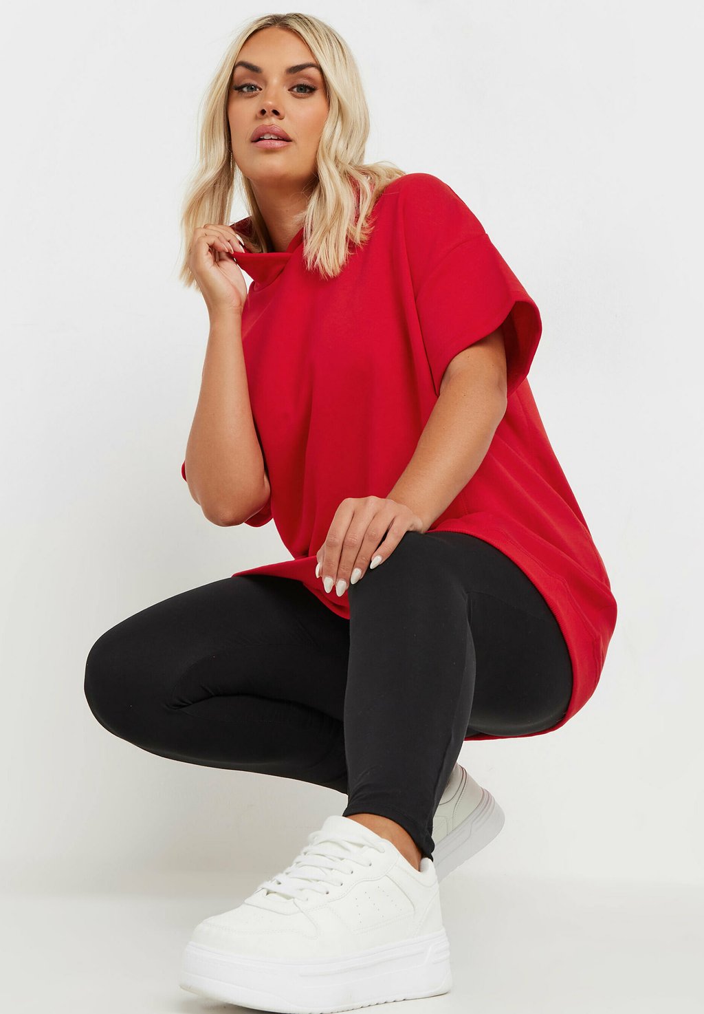 

Футболка с принтом SHORT SLEEVE Yours Clothing, красный