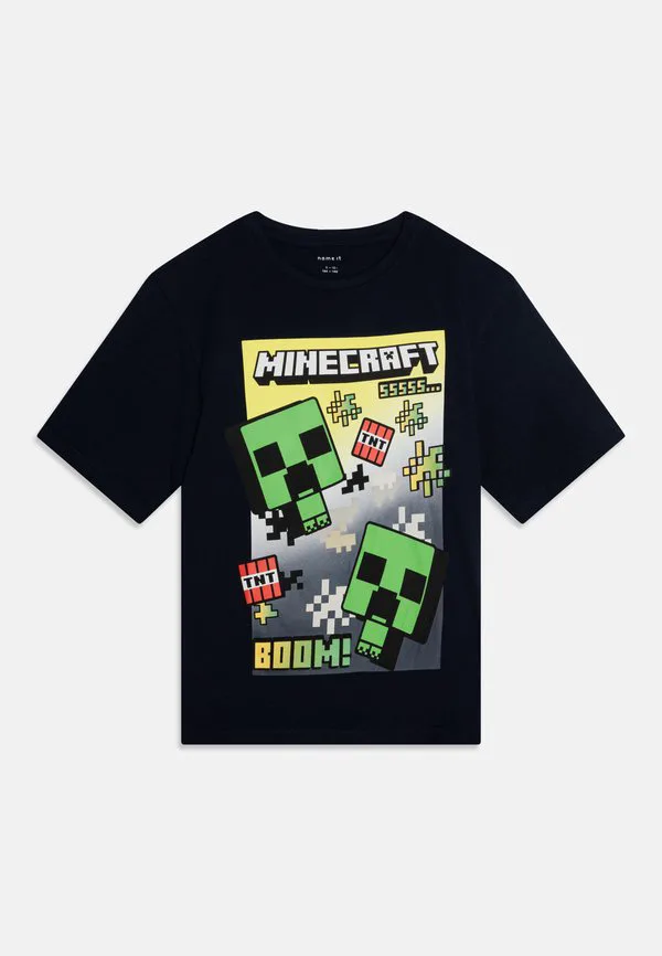 Футболка с принтом nkmmus minecraft nreg Name It, Navy Blazer