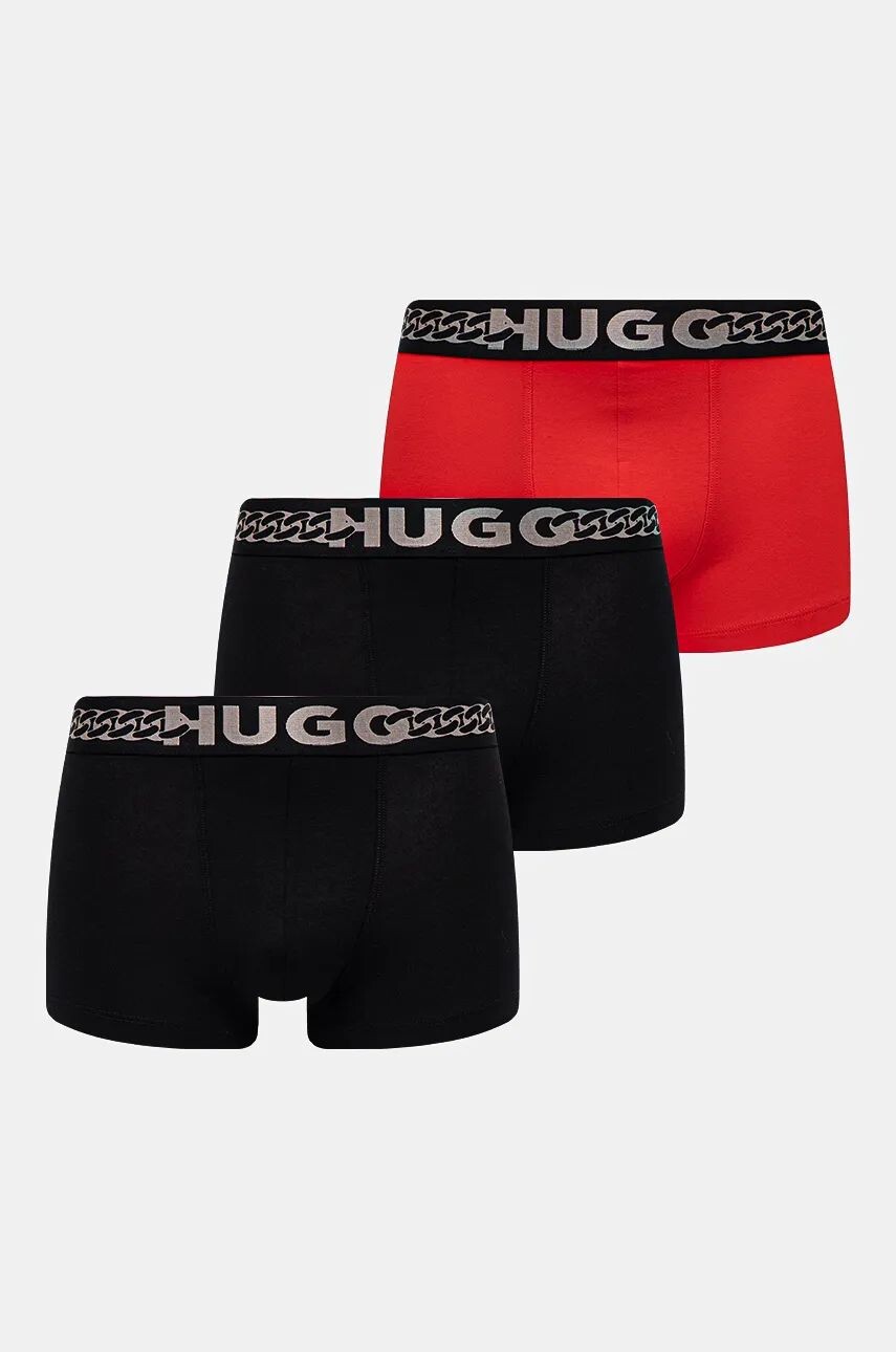 

Набор боксеров HUGO, 3 шт, красный