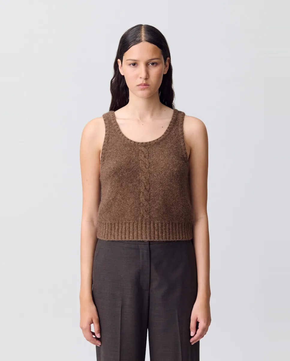 

Женский джемпер из тонкой пряжи Claudie Pierlot, серо-коричневый