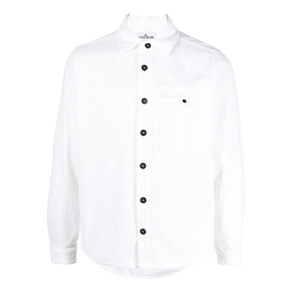 

Рубашка cord overshirt 'white' Stone Island, белый