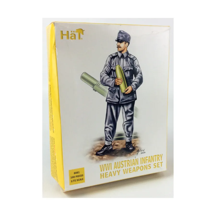 

Набор тяжелого вооружения австрийской пехоты Первой мировой войны, Historical Plastic Military Figures - WWI (1:72) (Hat Industries)