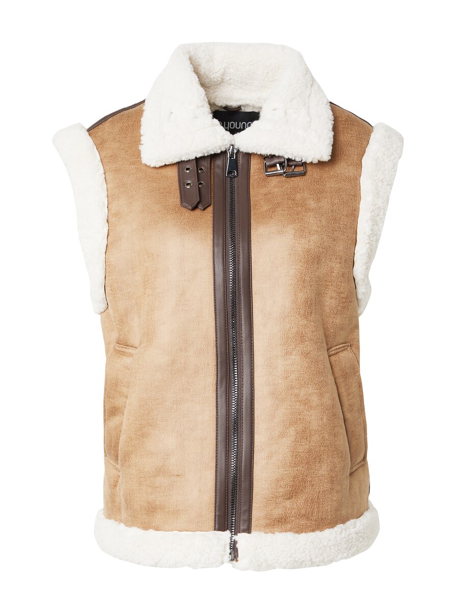 

Жилет b.young Asanne, цвет Light brown/Dark brown
