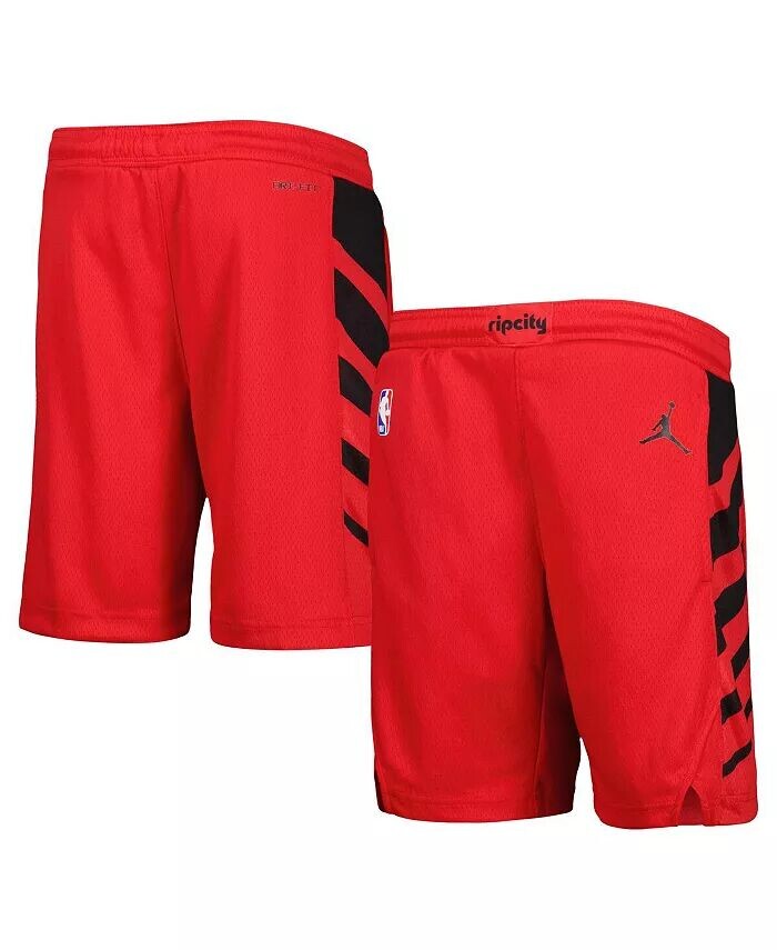 

Красные шорты Portland Trail Blazers Statement Edition для мальчиков и девочек Swingman Performance Jordan, красный