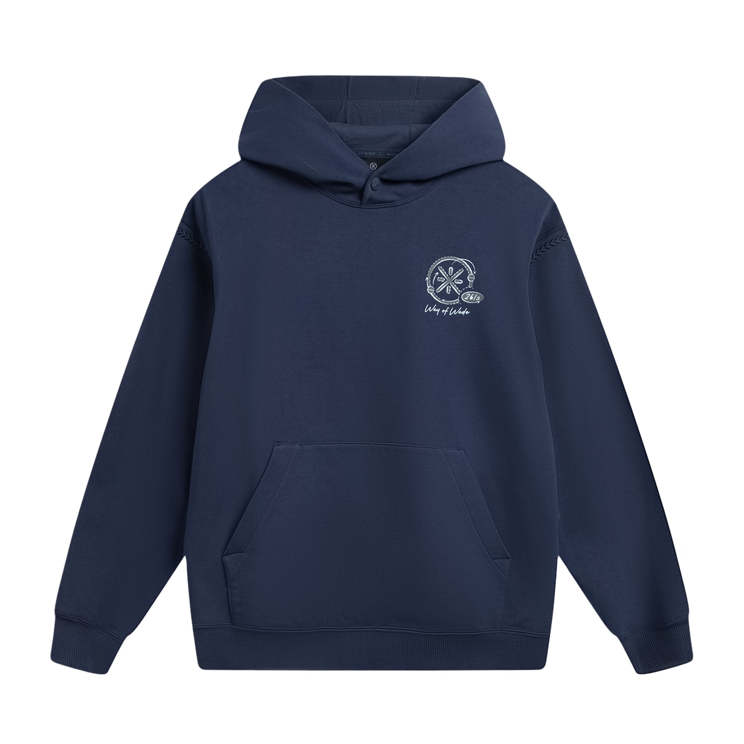 

Li-Ning Li Ning Wade Толстовка Мужская Темно-морской синий Капюшон Moderate