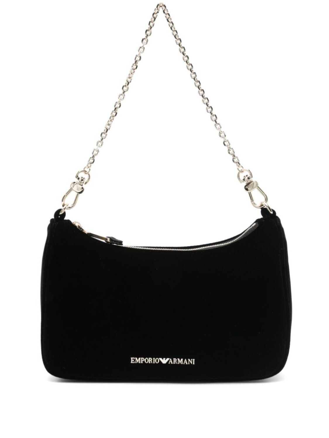 

Emporio Armani бархатная сумка-тоут, черный