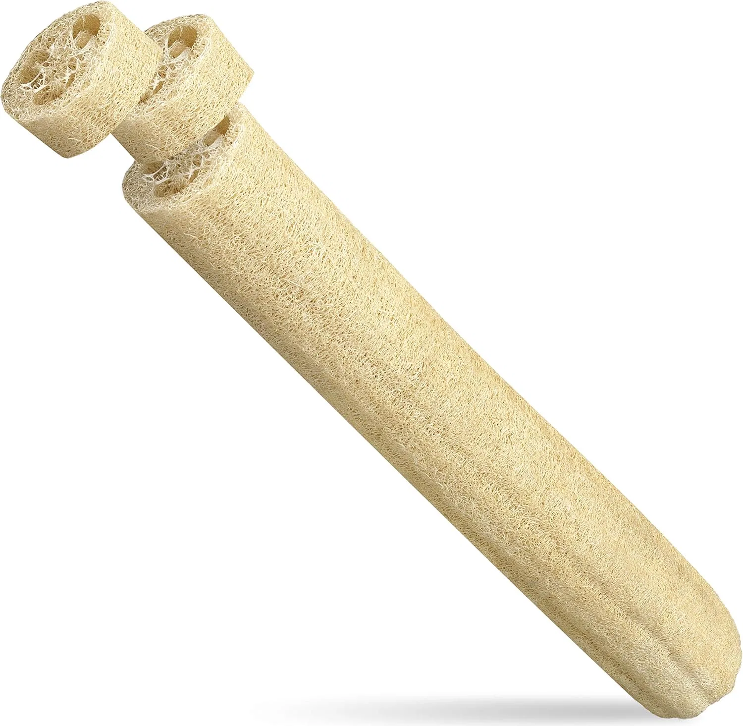 Натуральная необесцвеченная губка-мочалка из люффы, 44 см Loofah Moments