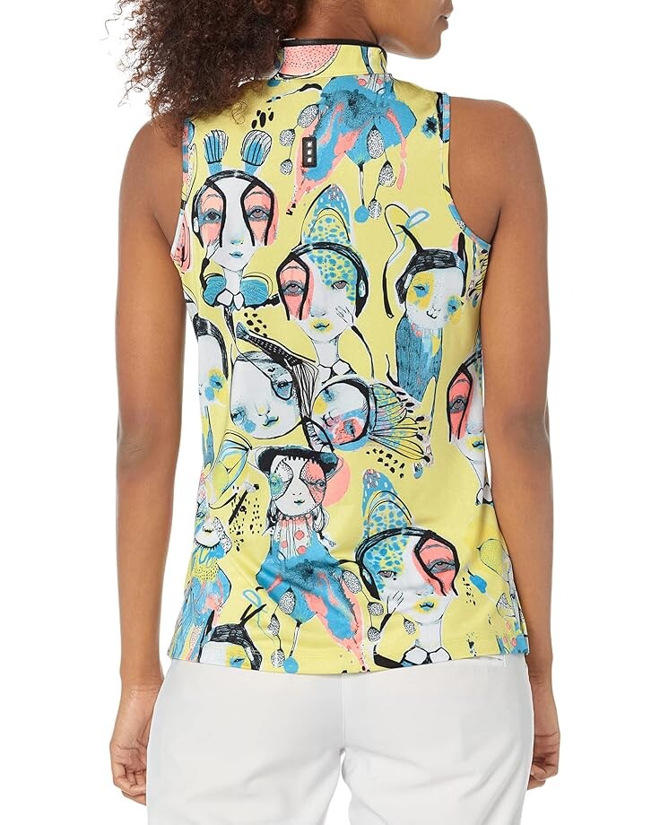 

Топ Jamie Sadock Doll Party Racerback Sleeveless Top, цвет Peeps