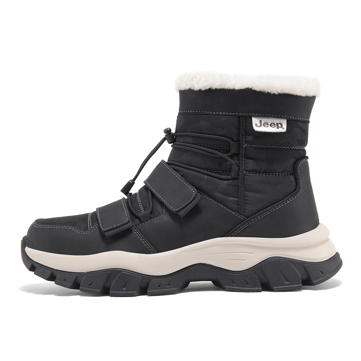 

Jeep Ботинки Snow Boots Men's Black \ Sand \ Gray