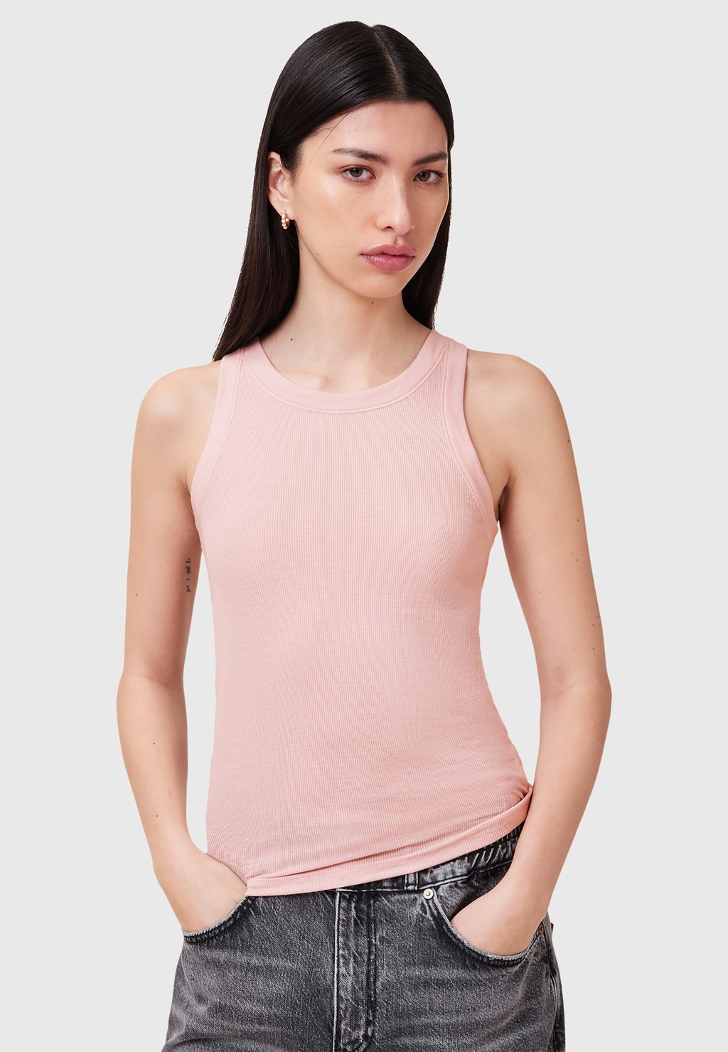 

Топ RINA TANK AllSaints, розовый