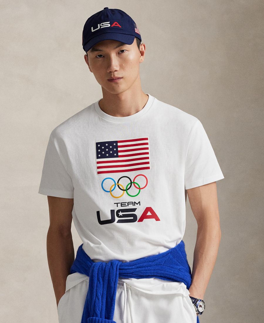 

Мужская футболка сборной США с графическим принтом Polo Ralph Lauren, White, Белый, Мужская футболка сборной США с графическим принтом Polo Ralph Lauren, White