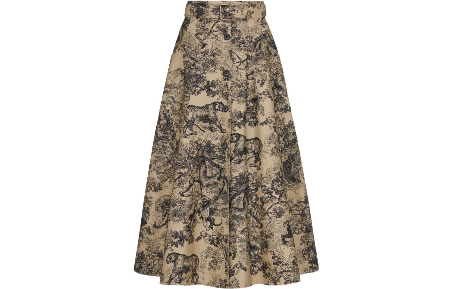 

Юбка длинная женская Dior, хаки