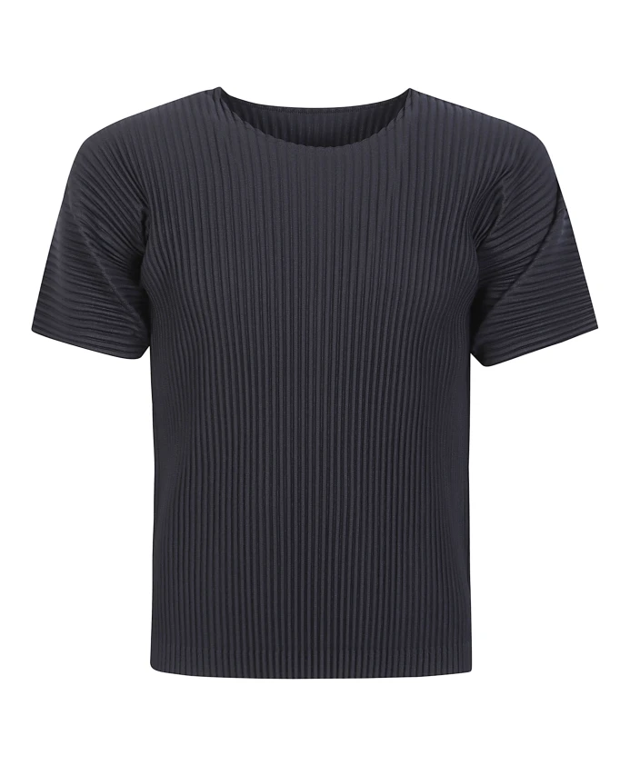 

Футболка с длинными рукавами и круглым вырезом Issey Miyake, синий