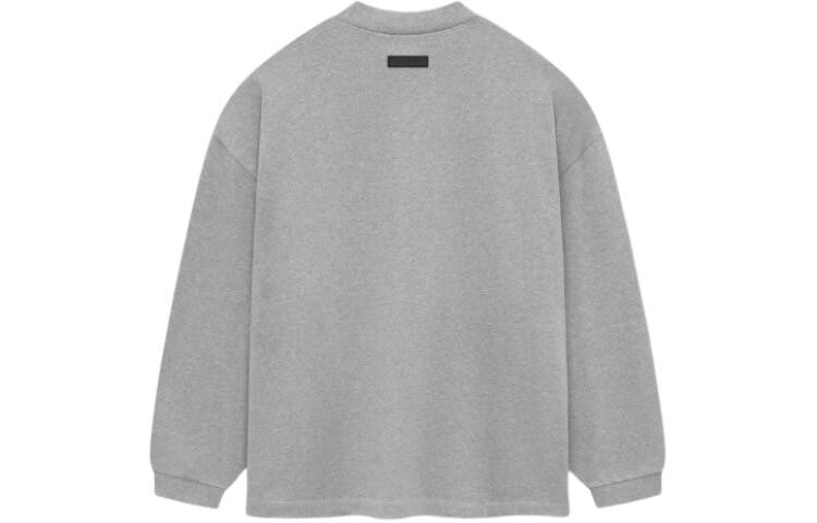 Хлопковая толстовка с логотипом Fear Of God Essentials, серый — фото 2