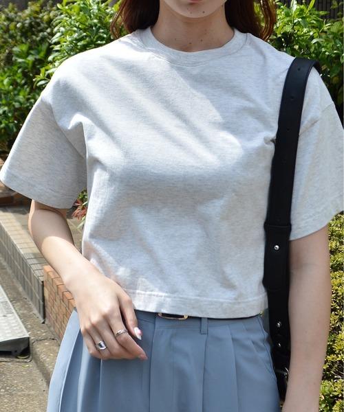 

Футболка базовая однотонная хлопковая с коротким рукавом Spiritoso, светло-серый