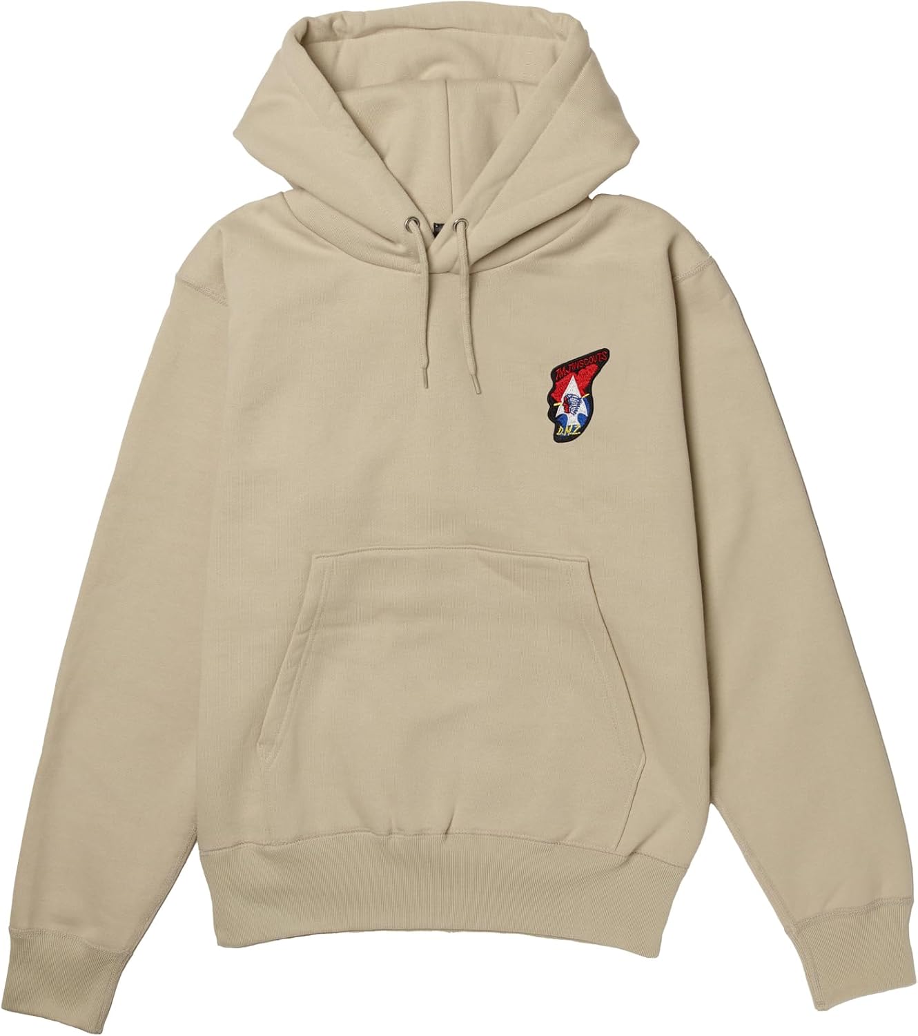 

Толстовка с капюшоном в стиле F, нашивка с гербом армии США, флисовая подкладка, пуловер, цвет: серый (stone) F-Style