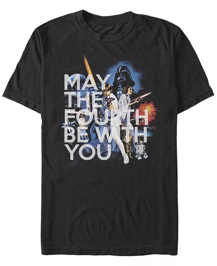 

Мужская оригинальная футболка Fourth с коротким рукавом и круглым вырезом Fifth Sun, черный