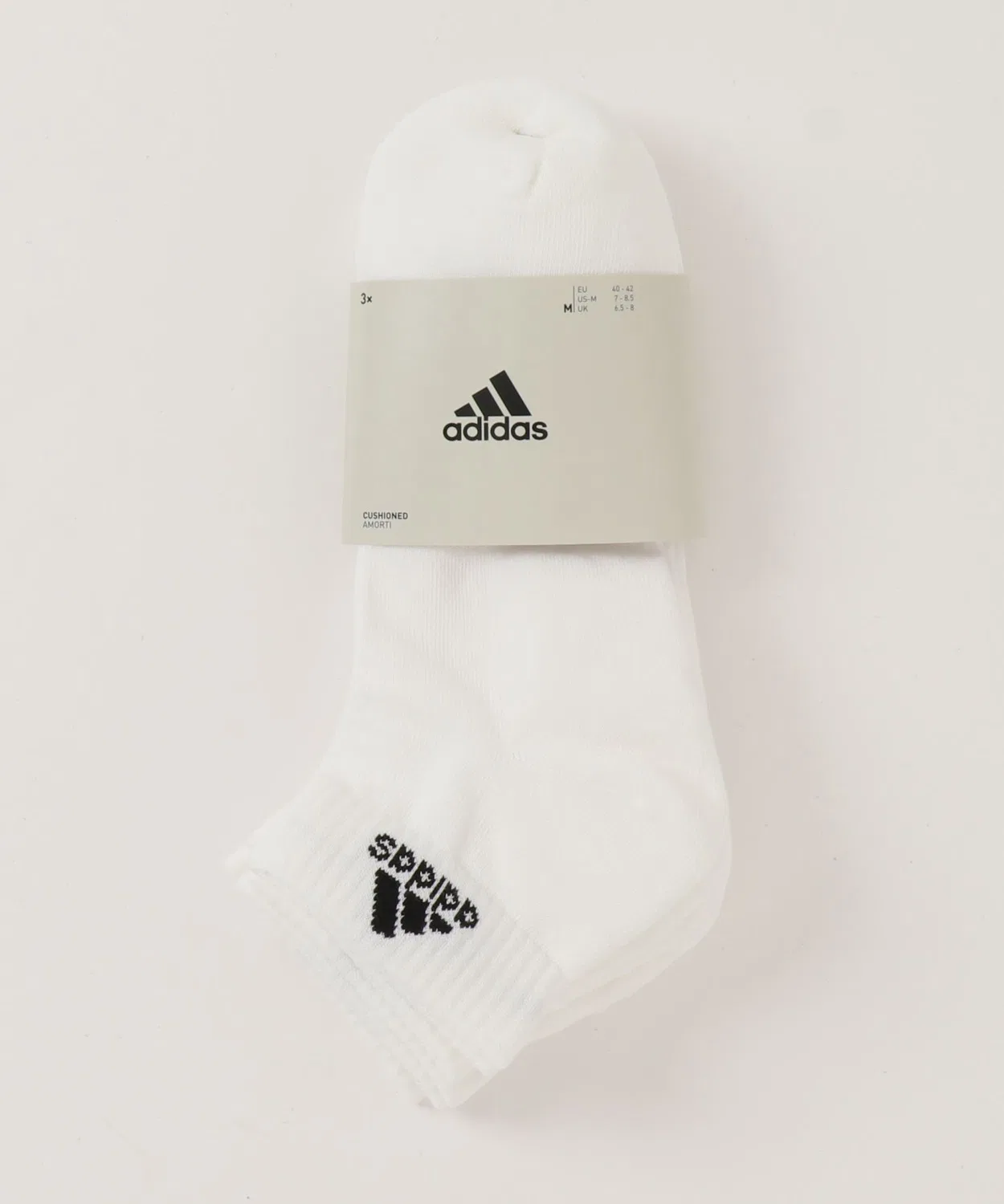 Носки Adidas SPW Cushion 3-Pack Ankle Socks, белый/черный