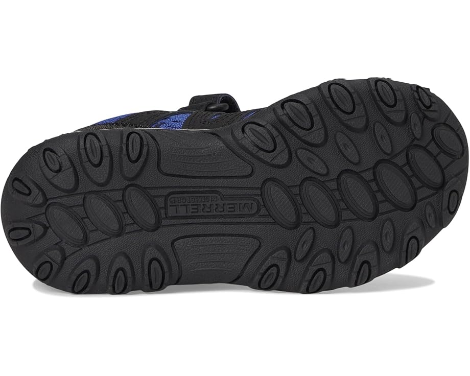 Детские треккинговые ботинки Merrell Ridge Trek (Little Kid/Big Kid) Merrell Kids, Black/Blue — фото 3