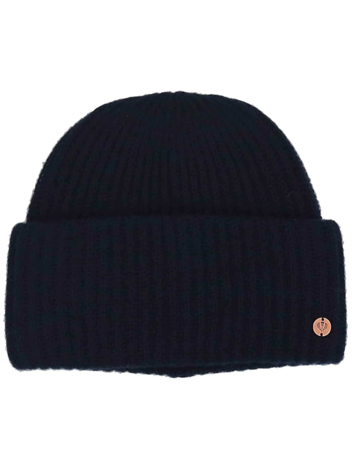 

вязаная шапка синего цвета Fraas